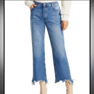 Maggie mid rise straight leg crop